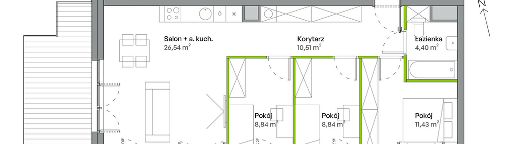 Mieszkanie w inwestycji: WUWA Vita