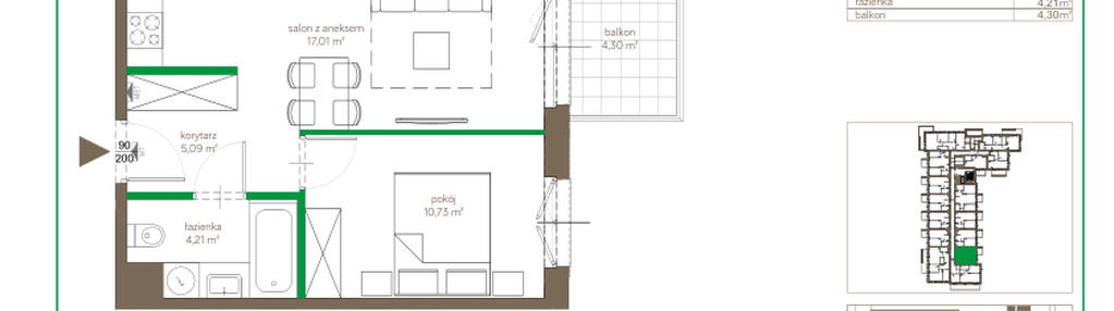 Mieszkanie w inwestycji: Ostródzka 123 - II etap