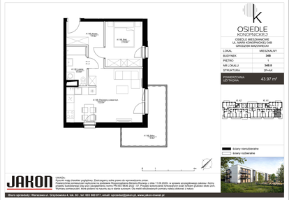 Mieszkanie w inwestycji: Osiedle Konopnickiej etap II