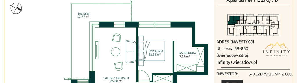 Mieszkanie w inwestycji: Infinity Mountain Resort etap 2