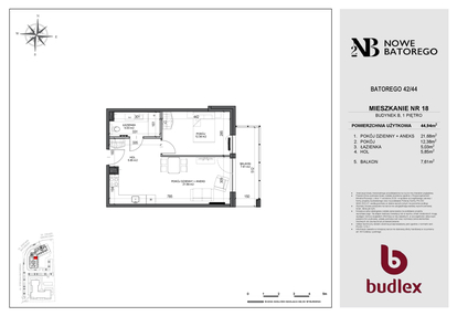 Mieszkanie w inwestycji: Nowe Batorego 2