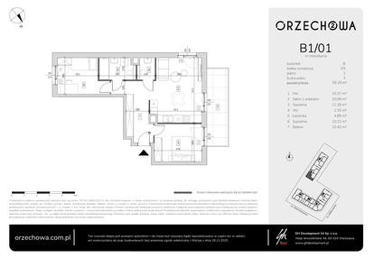 Mieszkanie w inwestycji: Orzechowa 2