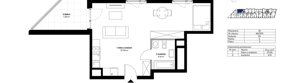 Mieszkanie w inwestycji: NU2 Warszawa Wola - apartamenty wykończone pod klucz