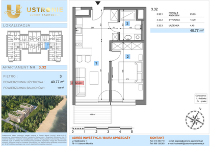 Mieszkanie w inwestycji: Ustronie Luxury Apartments