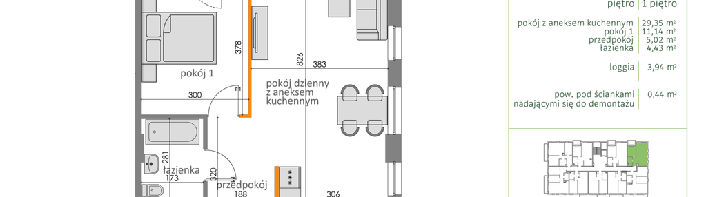 Mieszkanie w inwestycji: Zielona Przystań