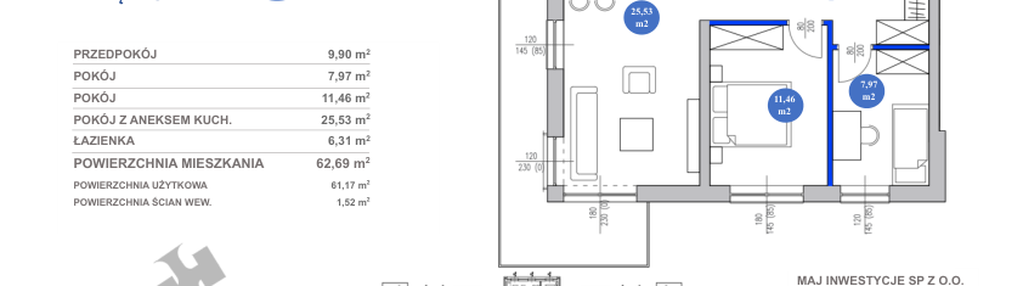 Mieszkanie w inwestycji: Osiedle Majowe 2.0