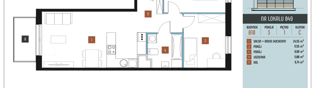 Mieszkanie w inwestycji: Nowa Praga