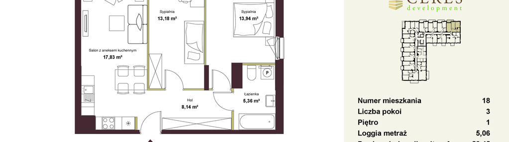 Mieszkanie w inwestycji: Sosnowy Zakątek II - budynek M