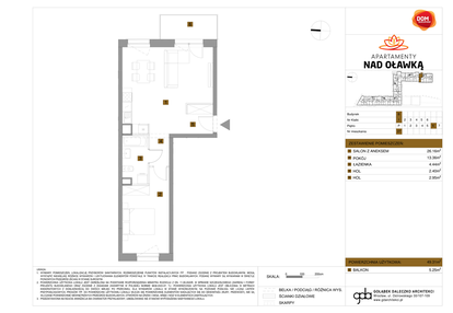 Mieszkanie w inwestycji: Apartamenty nad Oławką etap II