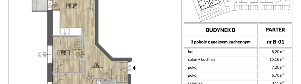 Mieszkanie w inwestycji: Imaginarium Kazuń Nowy - bud. B