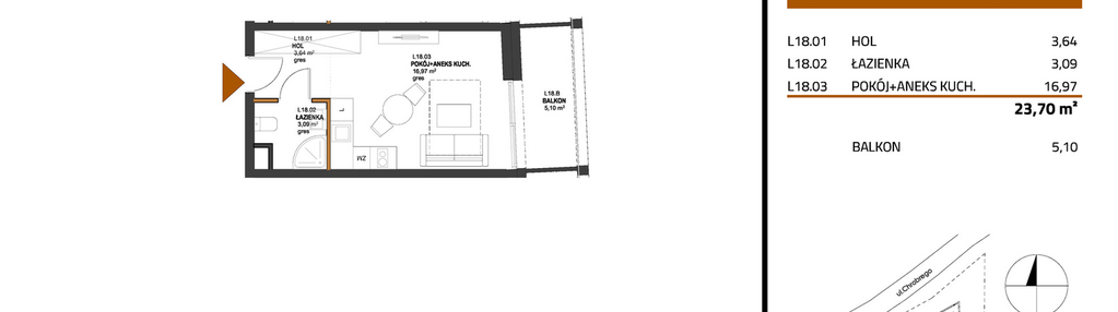 Mieszkanie w inwestycji: Baysuites