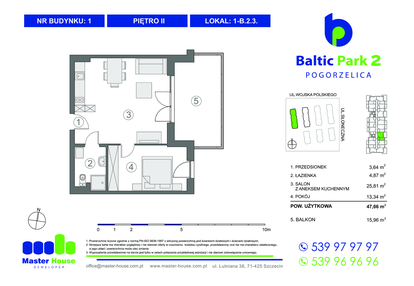 Mieszkanie w inwestycji: Baltic Park 2 Pogorzelica bud. 1 i 2