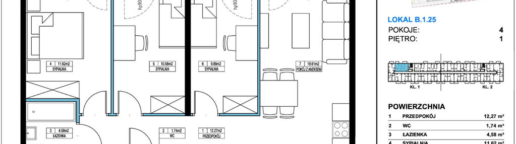 Mieszkanie w inwestycji: Jabłonova
