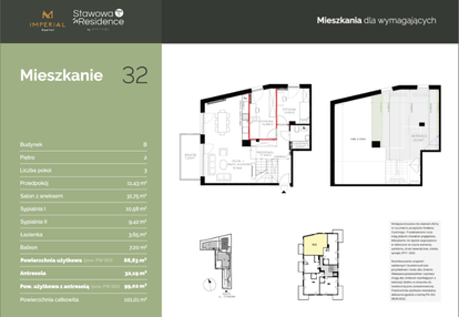 Mieszkanie w inwestycji: Stawowa Residence - etap V