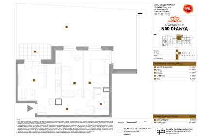 Mieszkanie w inwestycji: Apartamenty nad Oławką etap II