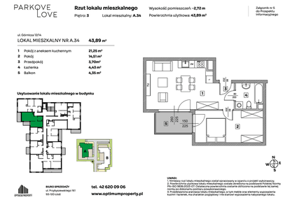 Mieszkanie w inwestycji: Parkove Love