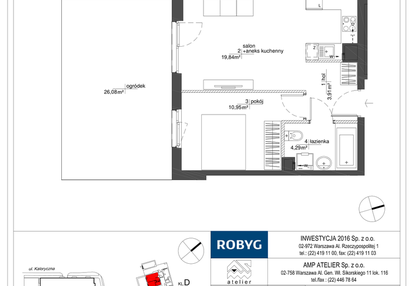 Mieszkanie w inwestycji: Rytm Mokotowa - etap 2A