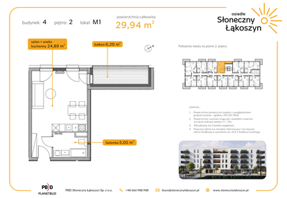 Mieszkanie w inwestycji: Osiedle Słoneczny Łąkoszyn bud. 4