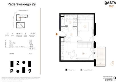 Mieszkanie w inwestycji: Paderewskiego 29