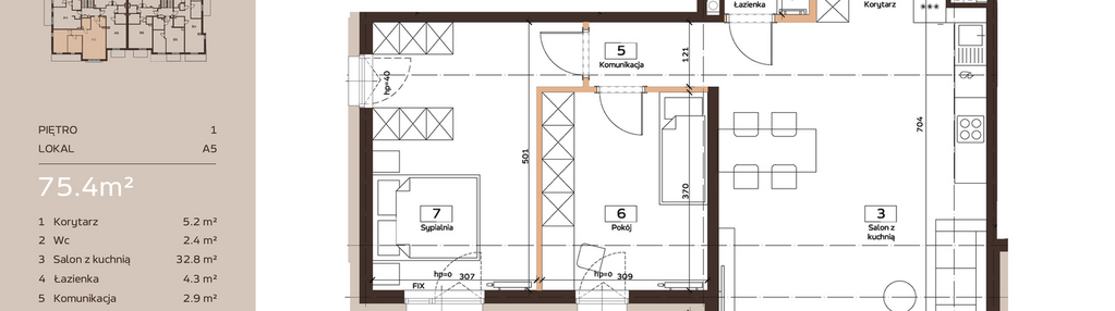 Mieszkanie w inwestycji: Domkove Widzew