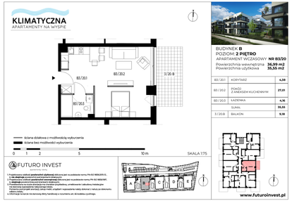 Mieszkanie w inwestycji: Apartamenty Klimatyczna