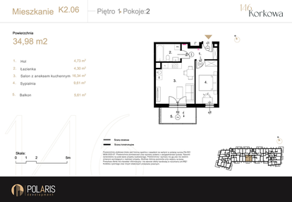 Mieszkanie w inwestycji: Korkowa 146