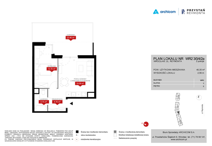 Mieszkanie w inwestycji: Przystań Reymonta