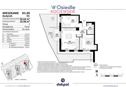 Mieszkanie w inwestycji: Osiedle Kociewskie etap III