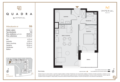 Mieszkanie w inwestycji: QUADRA