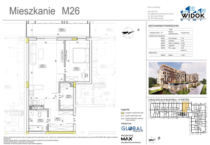 Mieszkanie w inwestycji: Apartamenty Widok Włoszczowa