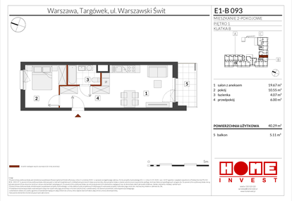 Mieszkanie w inwestycji: Warszawski Świt etap X