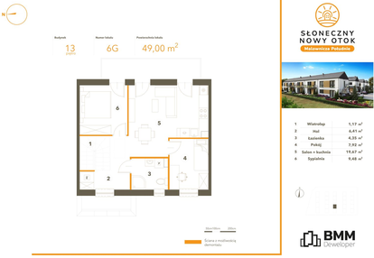 Mieszkanie w inwestycji: Słoneczny Nowy Otok - Malownicza Południe etap III