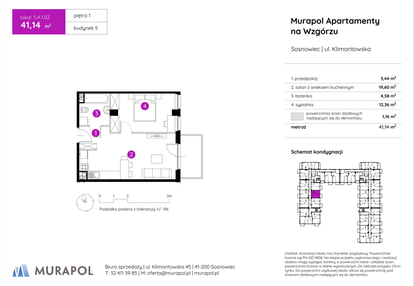 Mieszkanie w inwestycji: Murapol Apartamenty na Wzgórzu - bud. 4 i 5