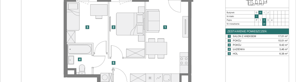 Mieszkanie w inwestycji: Apartamenty Myśliborska Park