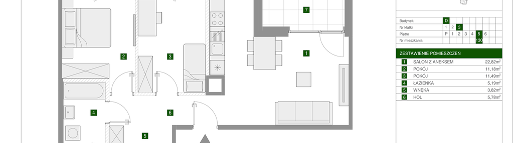 Mieszkanie w inwestycji: Osiedle Urbino etap 1.4