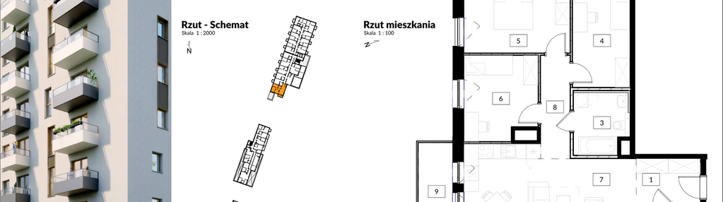 Mieszkanie w inwestycji: Osiedle Kochanowskiego - Gliwice