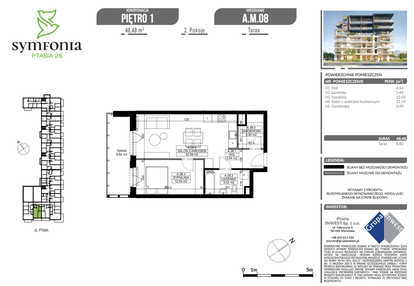 Mieszkanie w inwestycji: Symfonia Ptasia 28