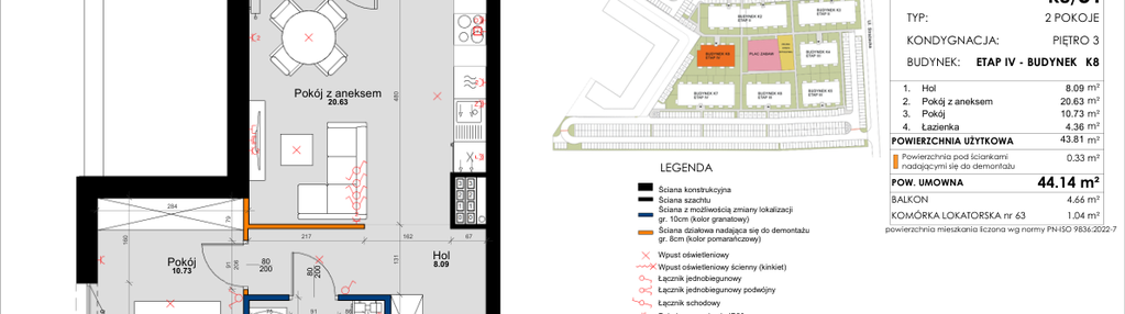 Mieszkanie w inwestycji: Kleszczewo Park - etap IV