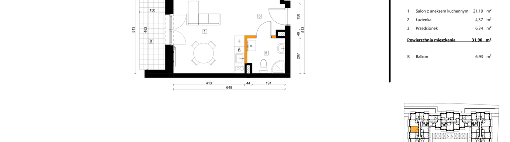 Mieszkanie w inwestycji: SPOT