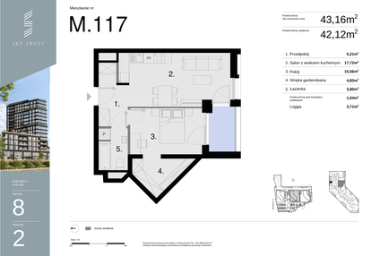 Mieszkanie w inwestycji: Sky Trust etap II