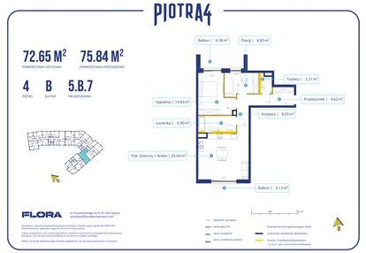 Mieszkanie w inwestycji: Piotra 4