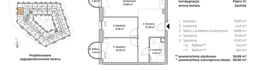 Mieszkanie w inwestycji: OVAL SKY