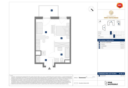 Mieszkanie w inwestycji: Apartamenty Park Matecznego Etap 1
