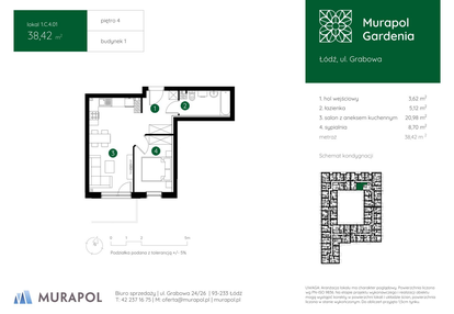 Mieszkanie w inwestycji: Murapol Gardenia