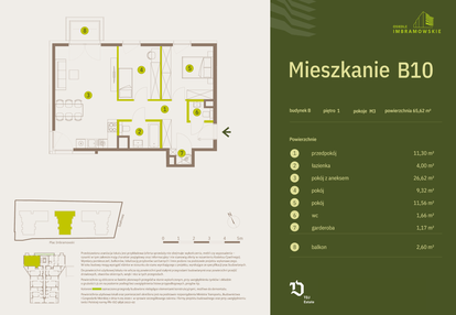 Mieszkanie w inwestycji: Osiedle Imbramowskie