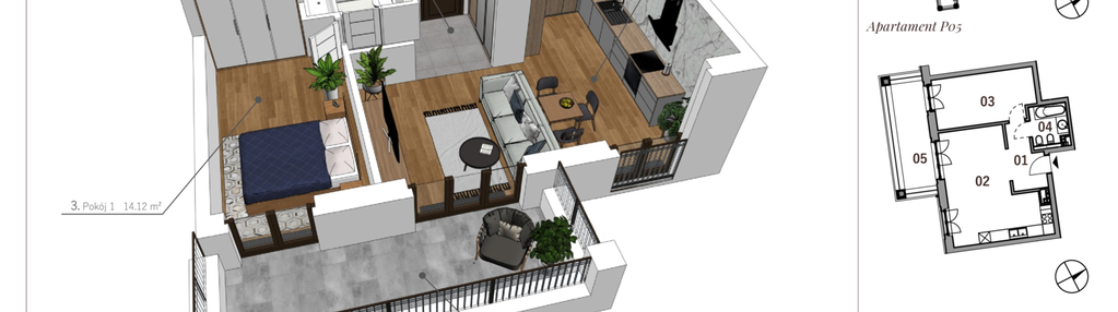 Mieszkanie w inwestycji: Przy Parku etap II