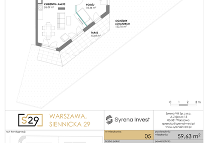 Mieszkanie w inwestycji: Siennicka 29