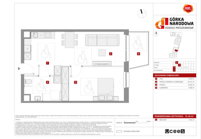 Mieszkanie w inwestycji: Osiedle Górka Narodowa etap 5