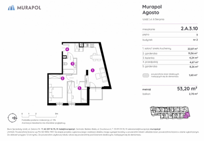 Mieszkanie w inwestycji: Murapol Agosto