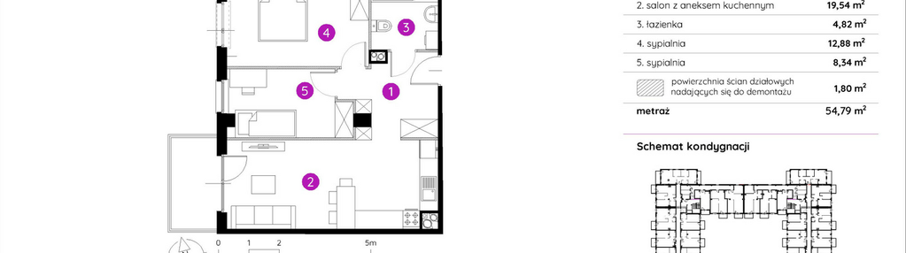 Mieszkanie w inwestycji: Murapol Apartamenty na Wzgórzu - bud. 4 i 5
